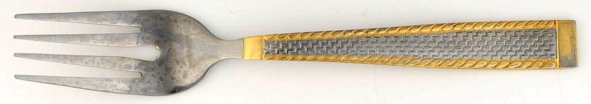 Gold South Hampton (Stainless, Gold Accent) Individual Salad Fork by Cambridge Silver-1