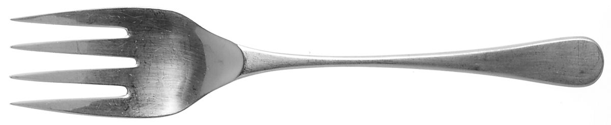 CDW2 (STAINLESS) Solid Salad Serving Fork by Calderoni Flatware-1