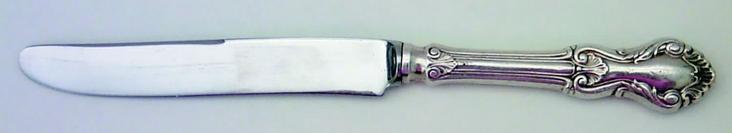 Georgian Shell (Sterling, 1948, No Monograms) Hollow Handle Youth Knife by Concord-1