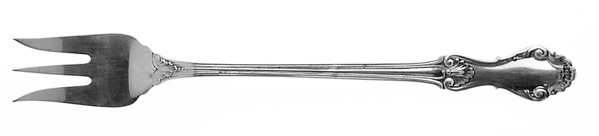 Georgian Shell (Sterling, 1948, No Monograms) Cocktail/Seafood Fork by Concord-1