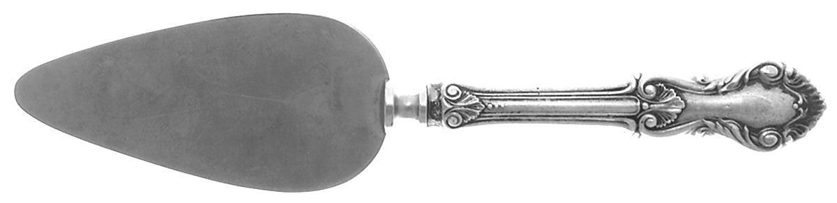 Georgian Shell (Sterling, 1948, No Monograms) Cheese Server with Stainless Blade by Concord-1