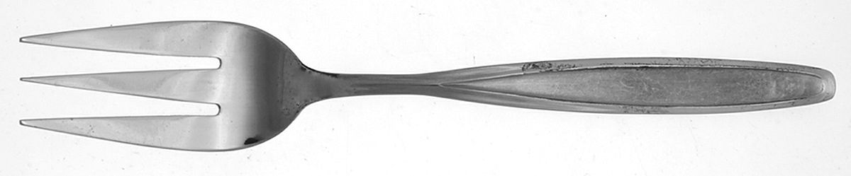 Allusion (Stainless) Medium Solid Cold Meat Serving Fork by Cambridge Silver-1