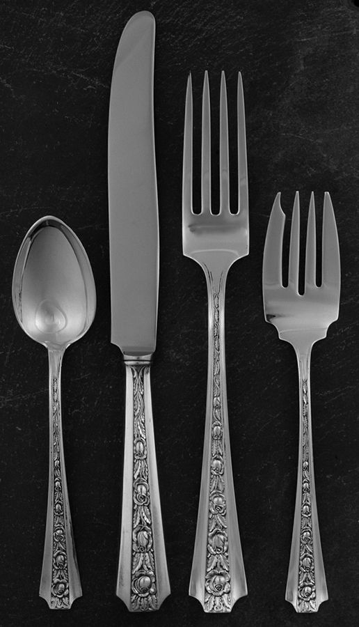 Talisman Rose (Sterling) 4 Piece Place Size Setting by Concord-1