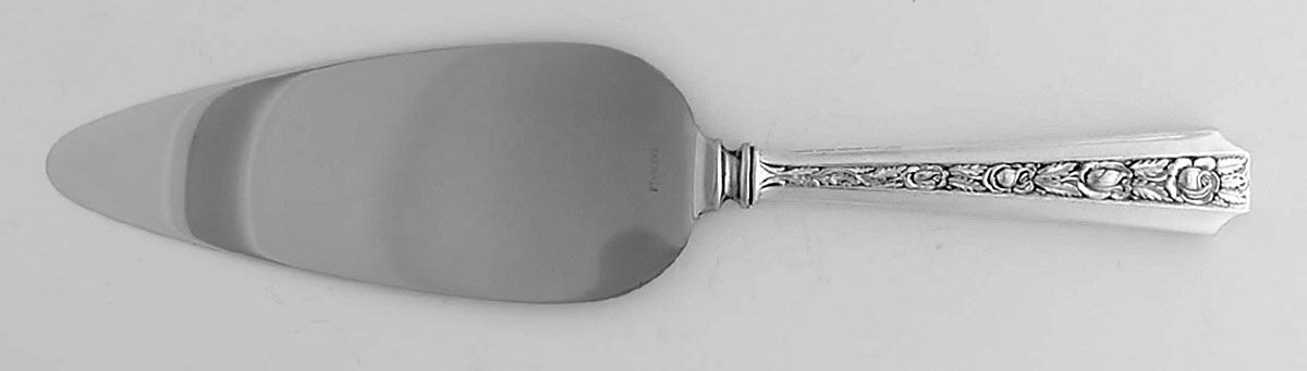Talisman Rose (Sterling) Pie Server with Stainless Blade by Concord-1