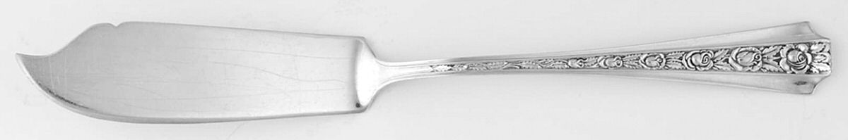 Talisman Rose (Sterling) Flat Handle Master Butter Knife by Concord-1