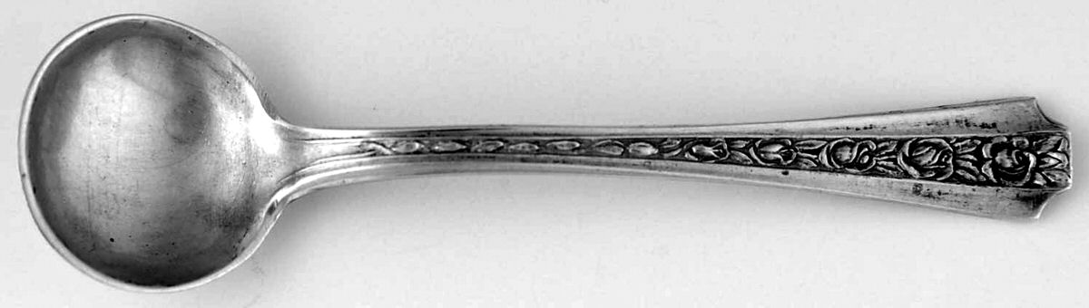 Talisman Rose (Sterling) Individual Salt Spoon by Concord-1