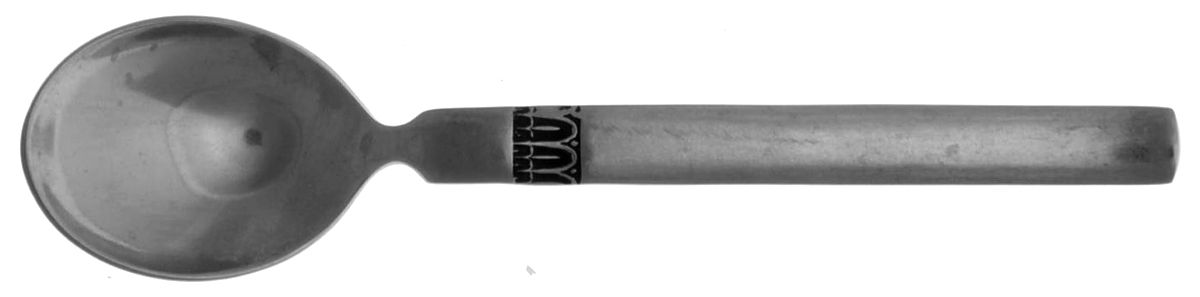 CDW3 (STAINLESS) Demitasse Spoon by Calderoni Flatware-1