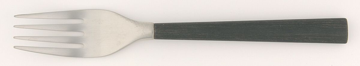 Ki Wood-Brown (Stainless-Wood) Individual Salad Fork by Calvin Klein-1