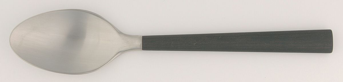 Ki Wood-Brown (Stainless-Wood) Place/Oval Soup Spoon by Calvin Klein-1