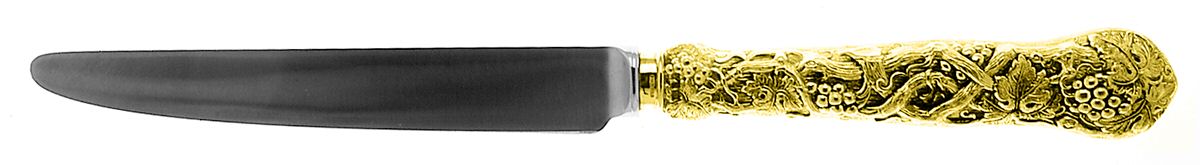 Chased & Pierced Vine- Gold New French Hollow Knife by CJ Vander-1