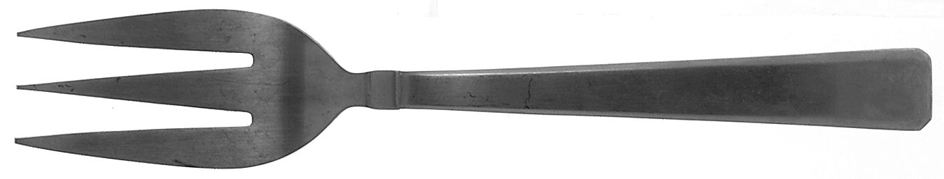 Reston (Stainless) Medium Solid Cold Meat Serving Fork by Cambridge Silver-1