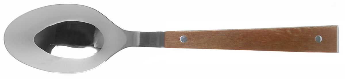 Bark Cedar (Stainless) Solid Serving Spoon by Calvin Klein-1