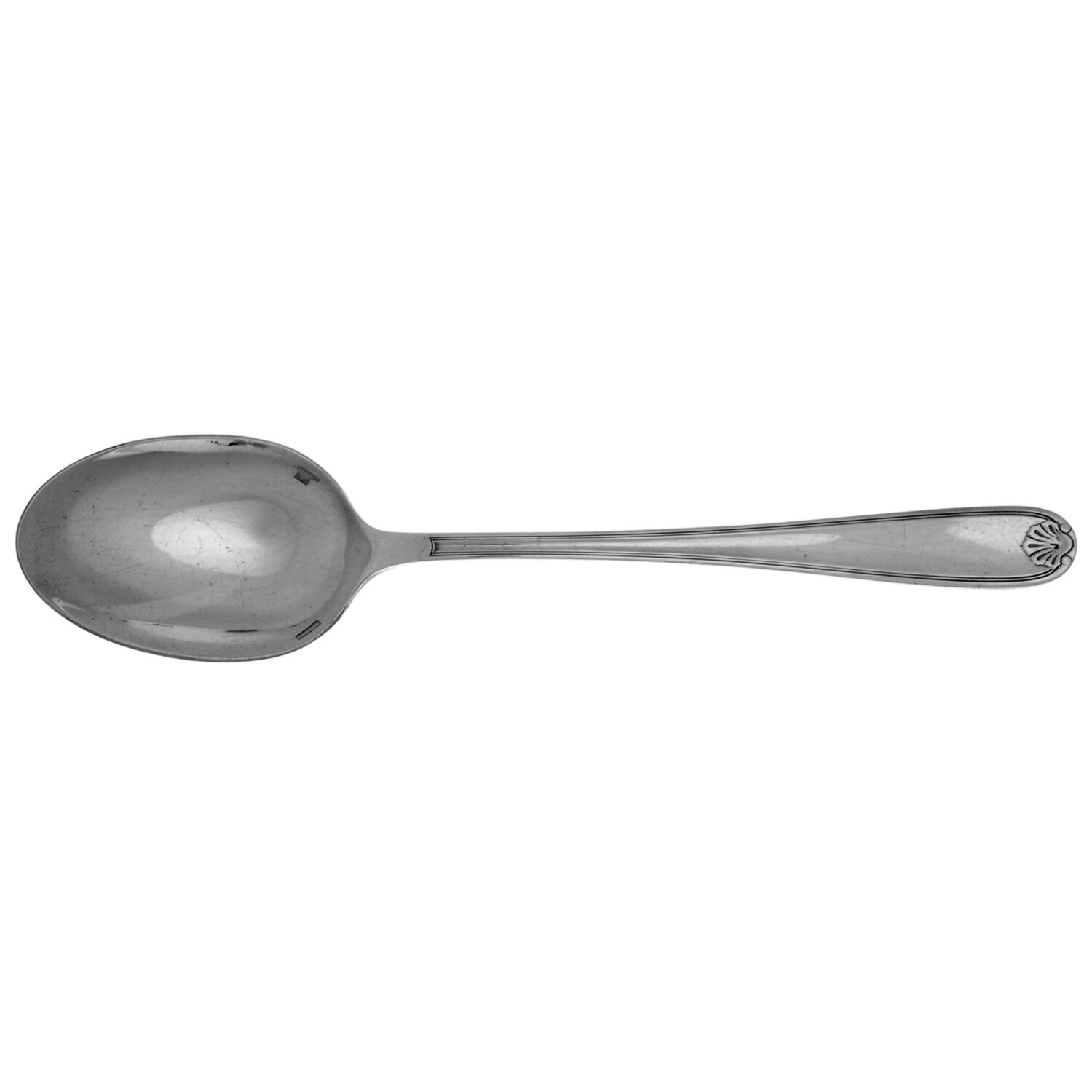CTF41(SILVERPLATE) Solid Serving Spoon by Christofle France-1