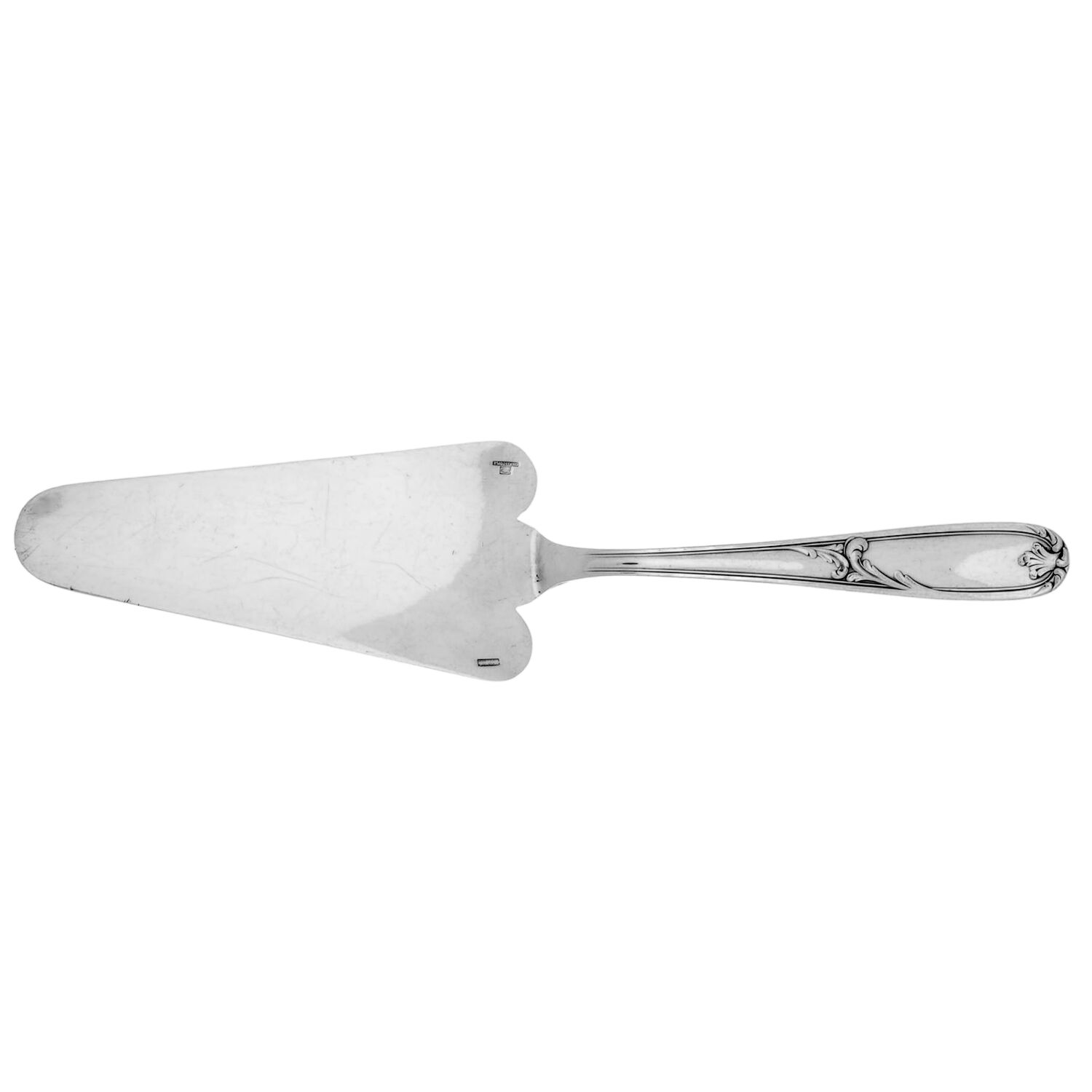 CTF43 (SILVERPLATE) Solid Pie Server by Christofle France-1
