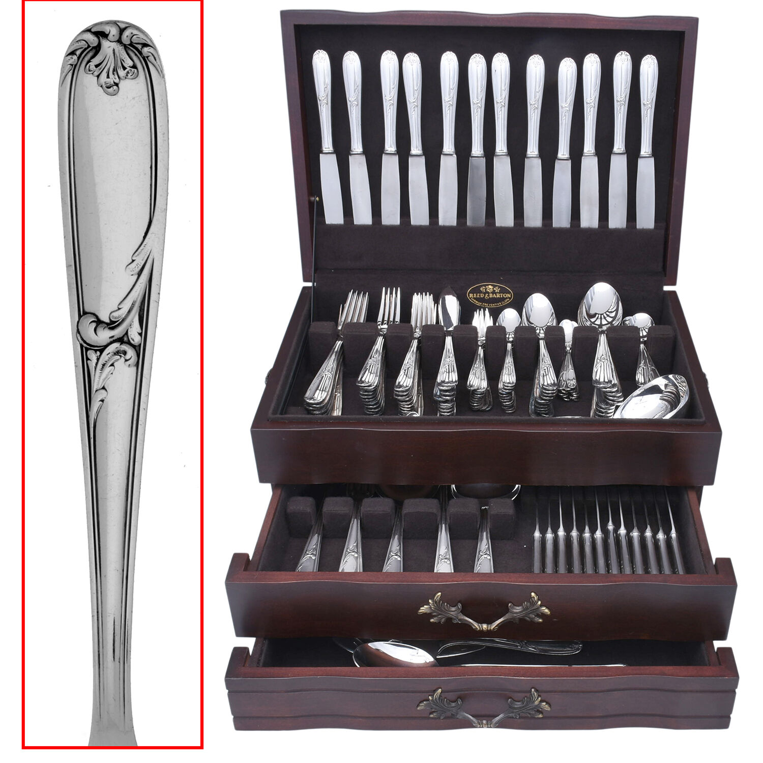 CTF43 (SILVERPLATE) 156  Piece Estate Set by Christofle France-1