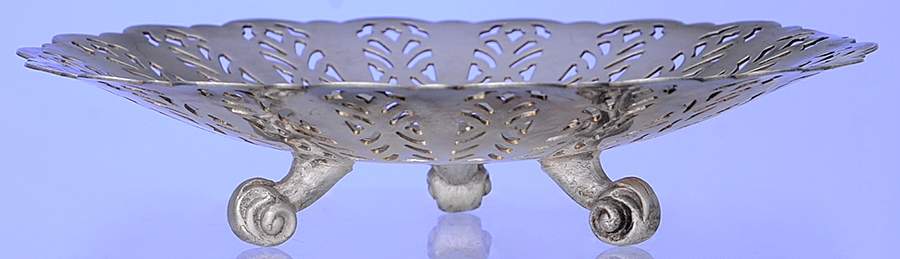 306 (Silverplate, Hollowware) 6" Bon Bon Bowl by Crescent Silverware-1