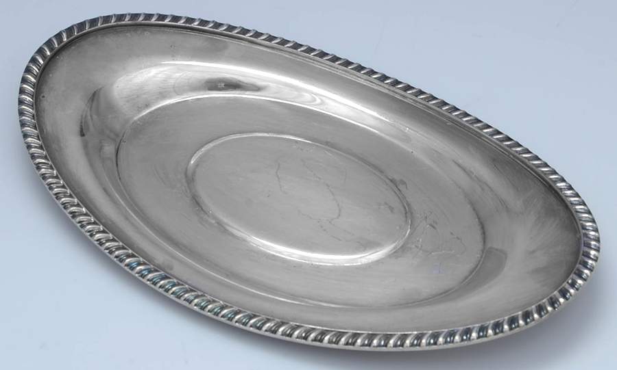 3150 (Silverplate, Hollowware) Plated Gravy Underplate by Crescent Silverware-1