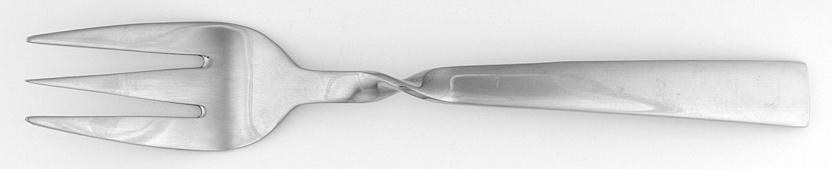 Promenade (STAINLESS) Large Solid Cold Meat Serving Fork by Cambridge Silver-1