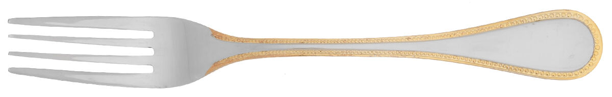 Parisienne (Stainless, Gold Accent) Fork by Cambridge Silver-1