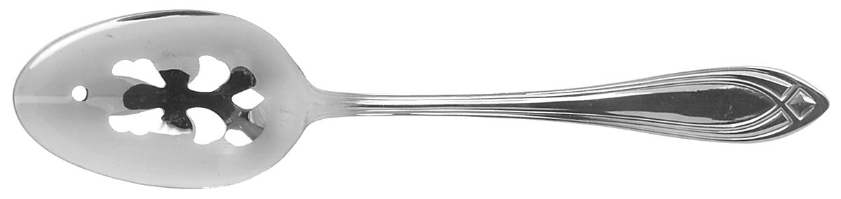 Arcadia (Stainless) Pierced Tablespoon (Serving Spoon) by Cuisinart Flatware-1