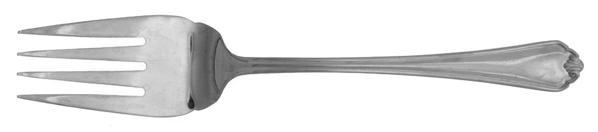 Puritan (Stainless) Medium Solid Cold Meat Serving Fork by Cuisinart Flatware-1