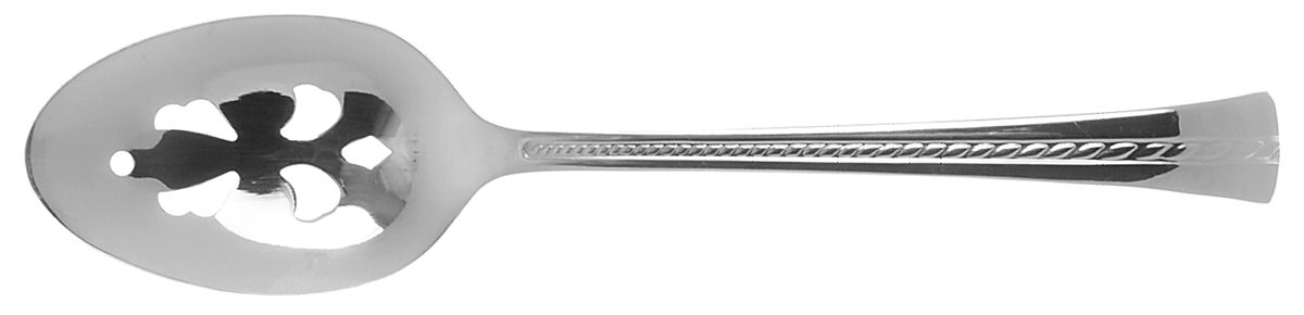Newport Twine (Stainless) Pierced Tablespoon (Serving Spoon) by Cuisinart Flatware-1