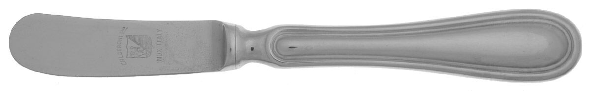 Oxford (Stainless) Butter Spreader Hollow Hdl-Paddle/Stainless Blade by Calderoni Flatware-1