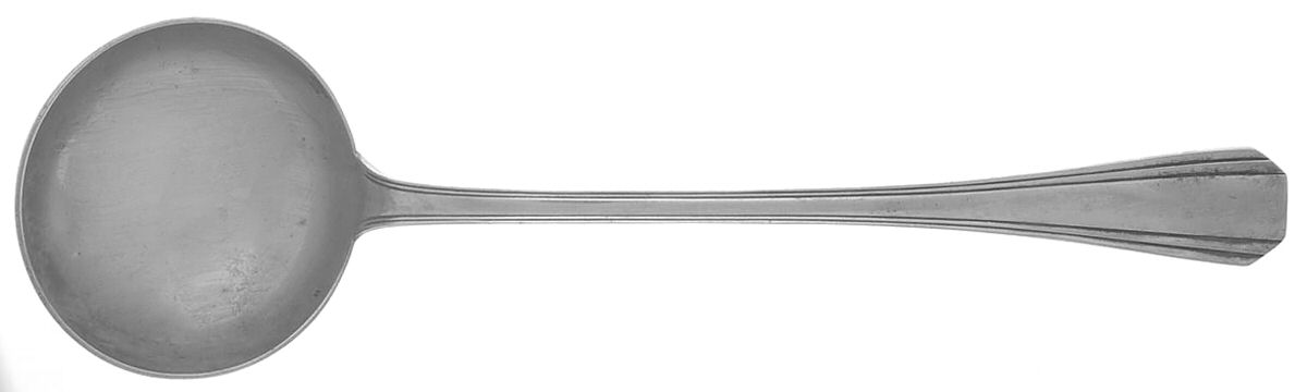 Palme (SILVERPLATE) Solid Soup Ladle by Christofle France-1