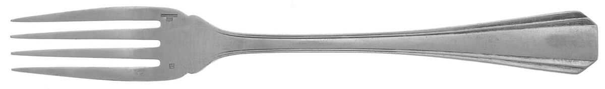 Palme (SILVERPLATE) Individual Solid Fish Fork by Christofle France-1