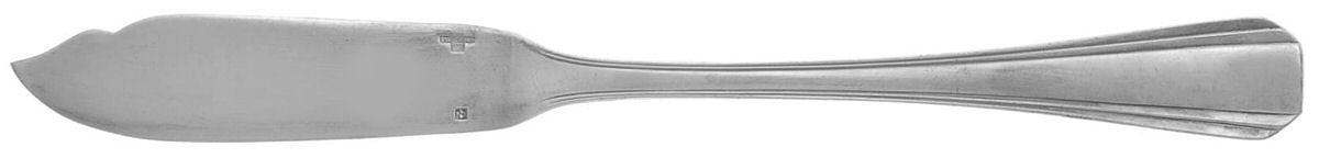 Palme (SILVERPLATE) Individual Solid Fish Knife by Christofle France-1