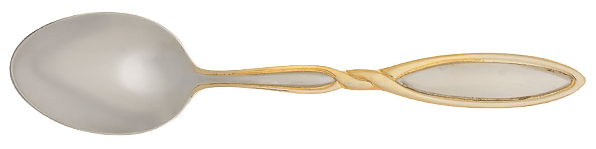 Eclipse (Stainless, Gold Accent) Teaspoon by Cambridge Silver-1
