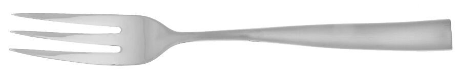 Silhouette Satin (Stainless) Solid Salad Serving Fork by Jean Couzon-1