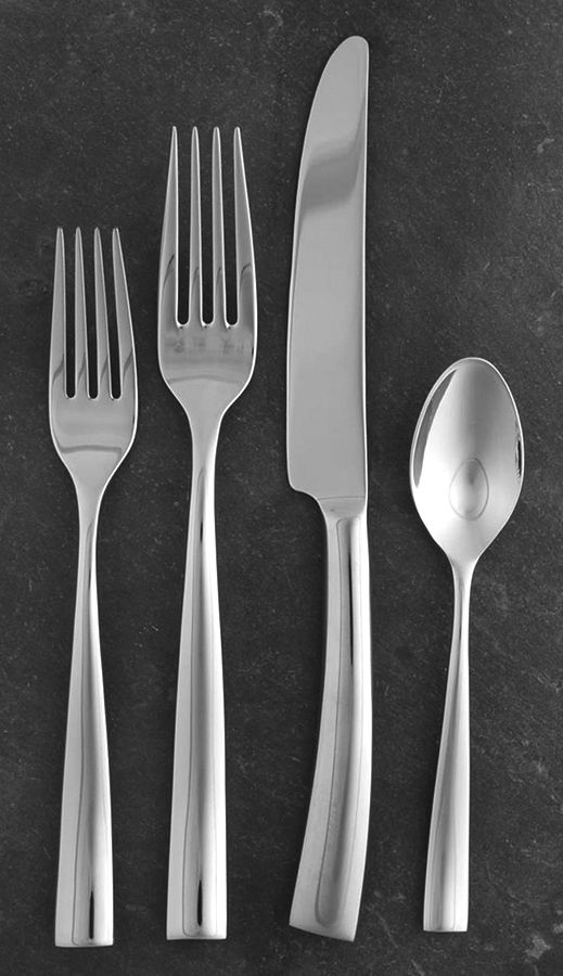 Silhouette Bright (Stainless) 4 Piece Place Setting by Jean Couzon-1