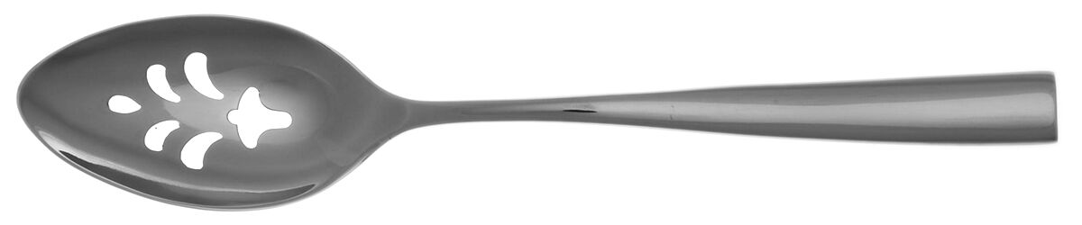 Silhouette Bright (Stainless) Pierced Serving Spoon Solid HC by Jean Couzon-1