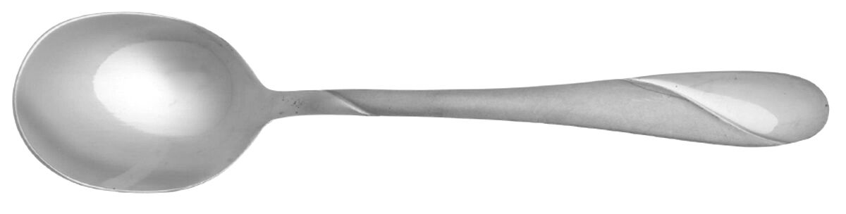 Swirl Sand (Stainless) Round Bowl Soup Spoon (Cream Soup) HC by Cambridge Silver-1