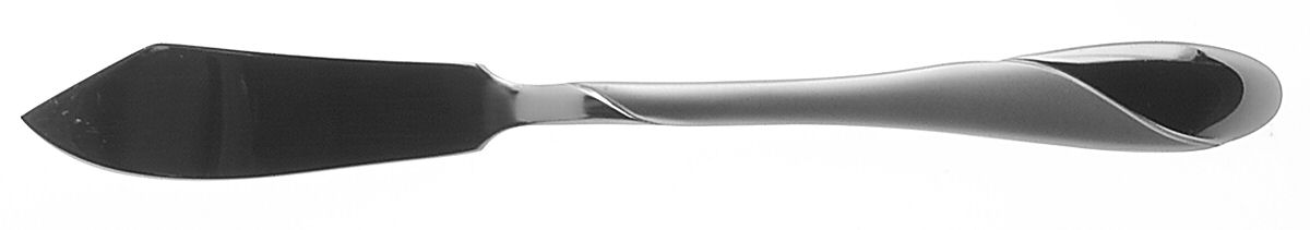 Swirl Sand (Stainless) Flat Handle Master Butter Knife by Cambridge Silver-1