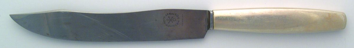 Cuo7 (Silverplate) Small Steak Carving Knife with Stainless Blade by C Hugo Pott-1