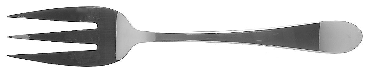 Sienna (Stainless) Medium Solid Cold Meat Serving Fork by Cambridge Silver-1
