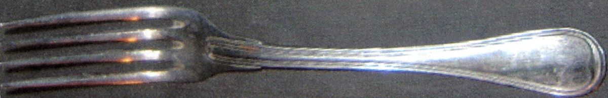 CTF48 (Silverplate) Fork by Christofle France-1