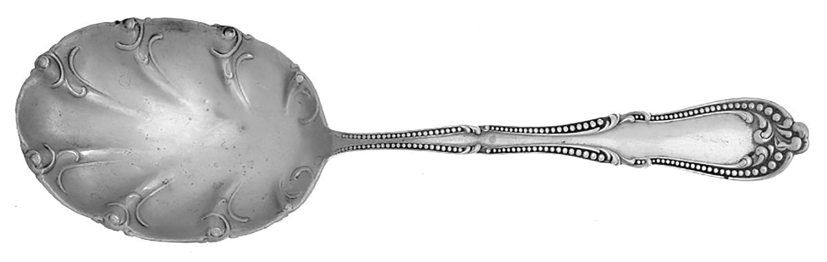Colonial (Sterling) Preserve Spoon by Campbell Metcalf-1