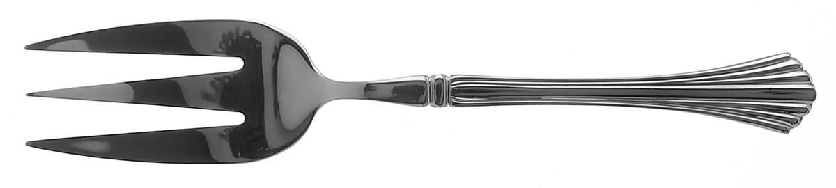 Tracy (Stainless) Medium Solid Cold Meat Serving Fork by Cambridge Silver-1