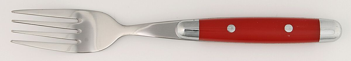Jubilee-Red (Stainless, Plastic) Fork by Cambridge Silver-1
