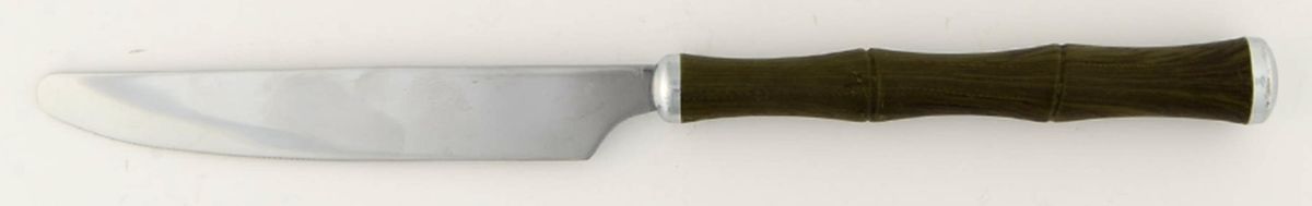 Palm Beach-Olive Green (Stainless, Plastic) New French Hollow Knife by Cambridge Silver-1