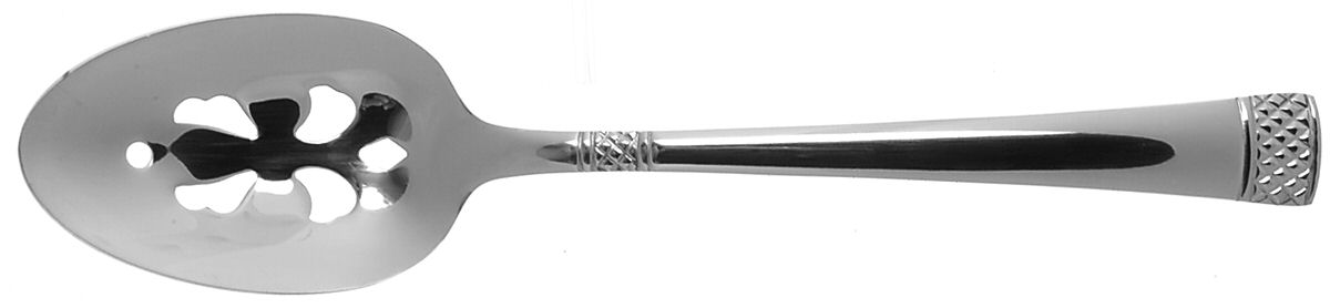 Crescent (Stainless) Pierced Tablespoon (Serving Spoon) by Cuisinart Flatware-1