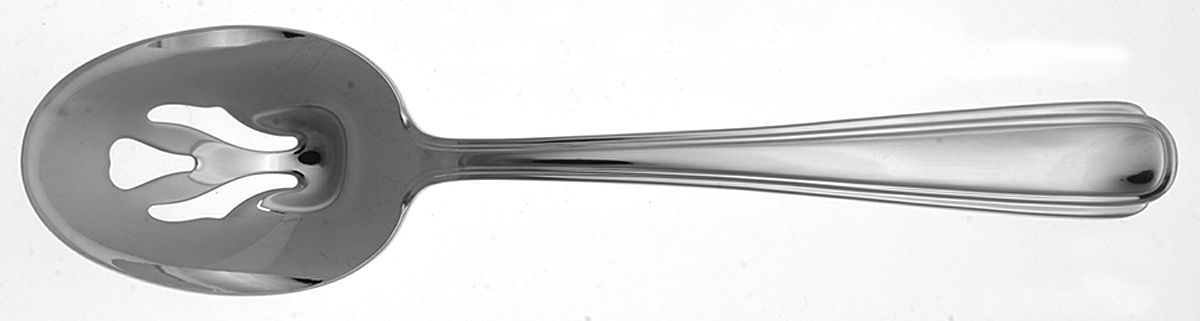 Deco (Stainless) Pierced Solid Serving Spoon by Carico-1