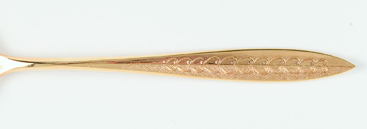 CSM50G (Gold Electroplate) Place/Oval Soup Spoon by Cosmos Products Company-1