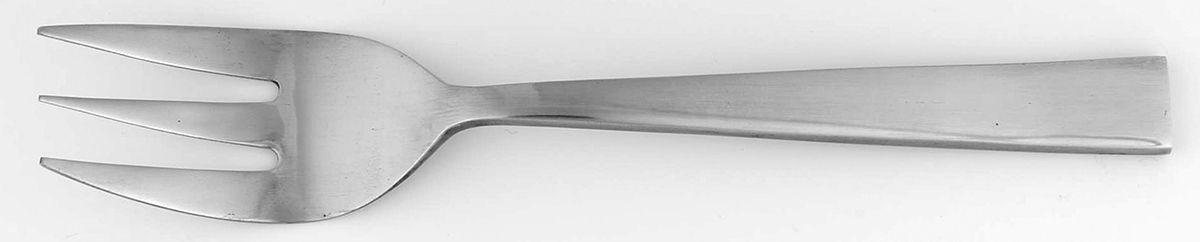 Glamour (Stainless, 18-10) Medium Solid Cold Meat Serving Fork by Cambridge Silver-1