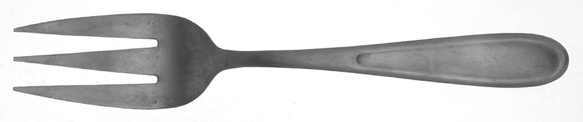Lindsay (Stainless) Medium Solid Cold Meat Serving Fork by Cambridge Silver-1