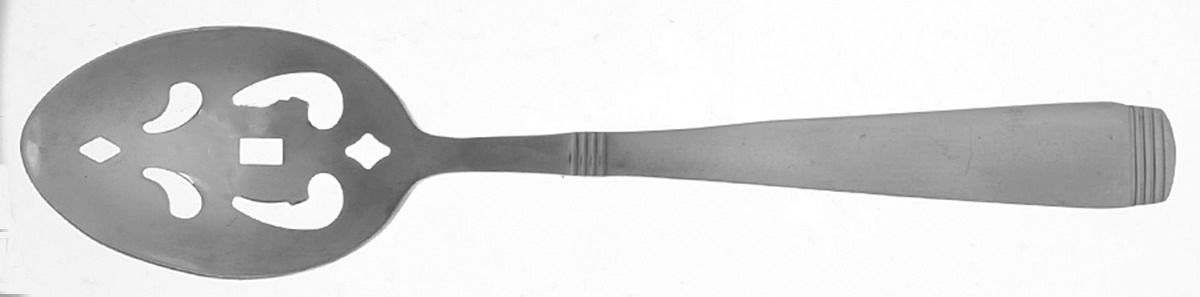 Metro-Glossy(Stainless) Pierced Tablespoon (Serving Spoon) by Cambridge Silver-1