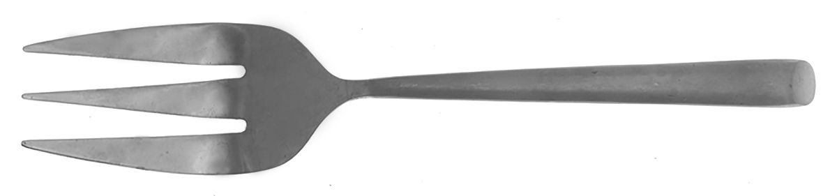 Paradise (Stainless) Medium Solid Cold Meat Serving Fork by Cambridge Silver-1
